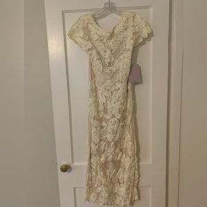 J S Collections tea length dress